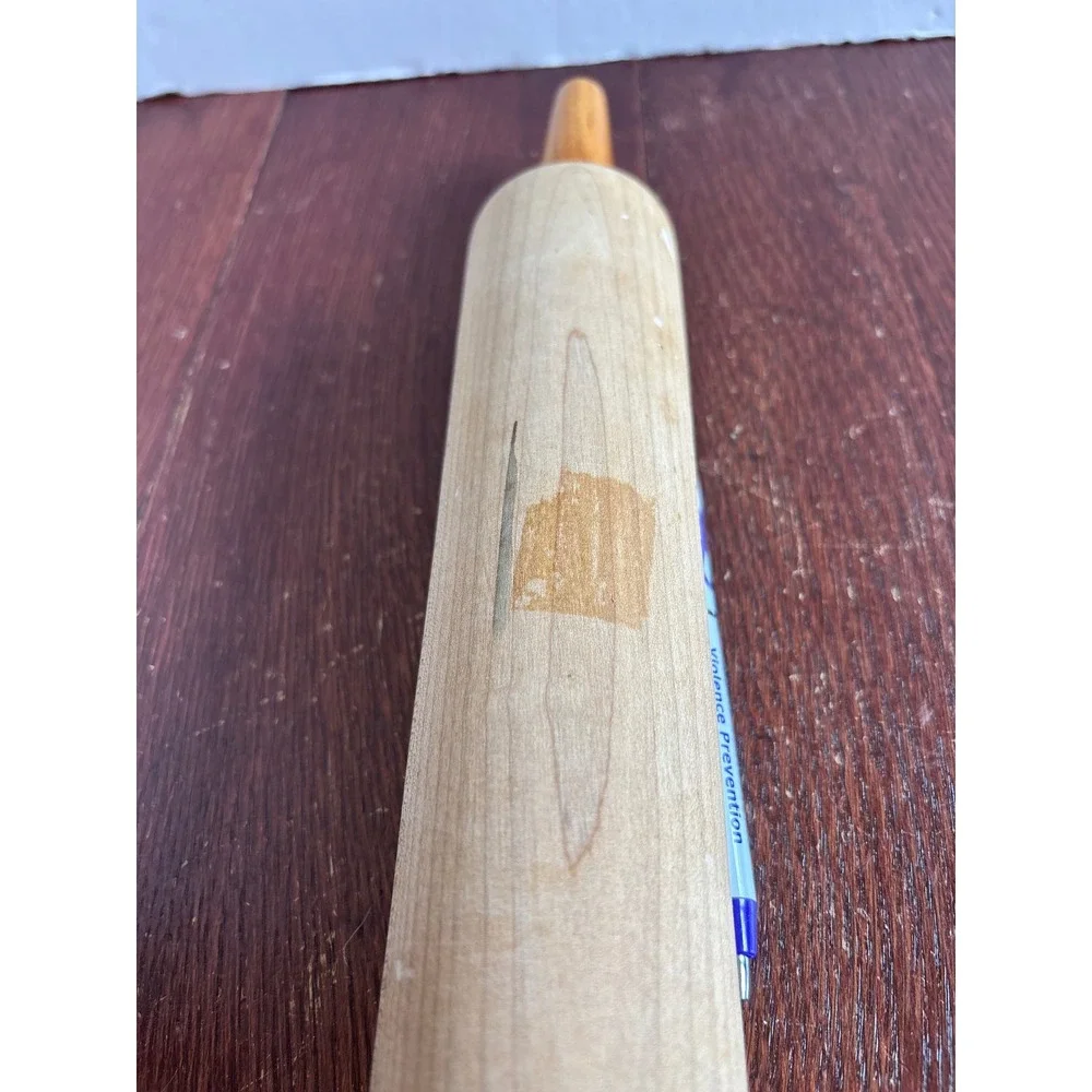 Vintage Wooden Rolling Pin 17.5 Inch Natural Wood Kitchen Baking Tool Classic